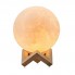 Лампа Луна VinHomeGoods настольный светильник ночник 3D Moon Lamp 12 см с сенсорным управлением
