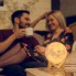 Настольный светильник-ночник Луна VinHomeGoods Magic 3D Moon Light 14 см с пультом ДУ
