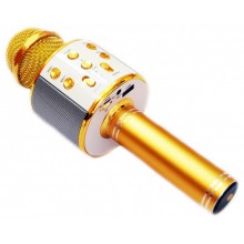 Беспроводной микрофон для караоке Wster WS858 Gold Беспроводной микрофон для караоке Wster WS858 Gold