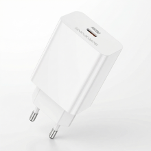 Мережевий зарядний пристрій BOROFONE BA21A Pro, 20W, PD, USB-C, білий