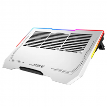 Підставка для ноутбука з охолодженням VHG K42 з RGB-підсвічуванням Laptop Cooling Pad, Silver