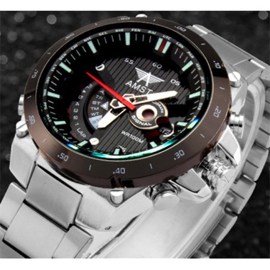 Часы мужские наручные AMST 3008 Platinum black