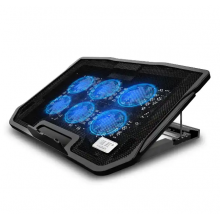 Підставка для ноутбука з охолодженням VHG С9 з підсвічуванням Laptop Cooling Pad, Black