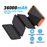 УМБ с солнечной панелью VHG WSC32-2 20000 mAh Wireless Solar Power Charger 5 Panel Brown