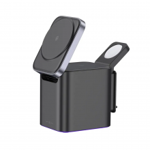 Беспроводная зарядка 4 в 1 VHG DW13 Wireless 15W, Black Беспроводная зарядка 4 в 1 VHG DW13 Wireless 15W, Black