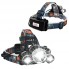 Фонарь налобный VHG RJ-3000 CREE T6 на 3 LED лампы Black/Gray
