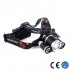 Фонарь налобный VHG RJ-3000 CREE T6 на 3 LED лампы Black/Gray