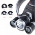 Фонарь налобный VHG RJ-3000 CREE T6 на 3 LED лампы Black/Gray