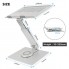 Подставка для ноутбука VHG A35 складная поворотная 360°C Rotatable Laptop Stand Silver