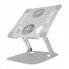 Подставка для ноутбука VHG A53 складная с вентилятором Folding Laptop Stand Silver