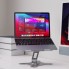 Подставка для ноутбука VHG L43 складная поворотная 360°C Rotatable Laptop Stand Silver
