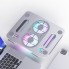 Подставка для ноутбука VHG P43 складная с вентилятором Folding Laptop Stand Silver