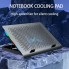 Подставка для ноутбука с охлаждением VHG S30 с RGB-подсветкой Laptop Cooling Pad Grey