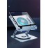 Подставка для ноутбука VHG S63 складная поворотная 360⁰C с вентилятором Rotatable Laptop Stand Silver