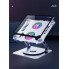 Подставка для ноутбука VHG S65 складная поворотная 360⁰C с вентилятором Rotatable Laptop Stand Silver