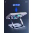 Подставка для ноутбука VHG S65 складная поворотная 360⁰C с вентилятором Rotatable Laptop Stand Silver