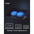 Подставка для ноутбука с охлаждением VHG S69 2 вентилятора Laptop Cooling Pad Black