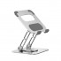 Подставка для ноутбука, планшета VHG TS510 складная поворотная 360°C Rotatable Laptop Stand Silver