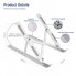 Подставка для ноутбука VHG X2 складная Foldable Laptop Stand Silver