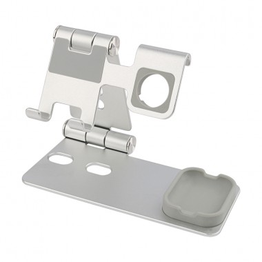 Подставка для телефона многофункциональная 3-в-1 VHG A41 Universal Phone Stand Silver