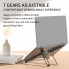 Подставка для ноутбука VHG X6 складная Foldable Laptop Stand Silver