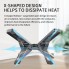 Подставка для ноутбука VHG X6 складная Foldable Laptop Stand Silver