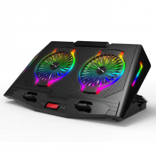 Підставка для ноутбука з охолодженням VHG С25 з RGB-підсвічуванням Laptop Cooling Pad, Black