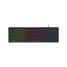 Игровая мембранная клавиатура VHG HAVIT KB275L с RGB  подсветкой, Black