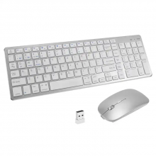 Комплект бездротовий VHG E68, клавіатура + миша, White 2.4G + Bluetooth Dual-mode wireless keyboard Комплект бездротовий VHG E68, клавіатура + миша, White 2.4G + Bluetooth Dual-mode wireless keyboard