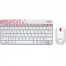 Бездротовий комплект Logitech MK240 Nano, White Бездротовий комплект Logitech MK240 Nano, White