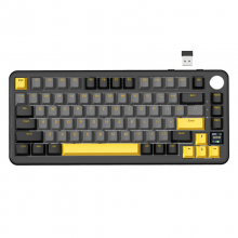 Бездротова механічна клавіатура ATTACK SHARK X85PRO (75% ANSI Layout, TFT-дисплей), Hot-Swap WIRED+2.4G+BT5.0, Star Black Бездротова механічна клавіатура ATTACK SHARK X85PRO (75% ANSI Layout, TFT-дисплей), Hot-Swap WIRED+2.4G+BT5.0, Star Black