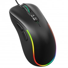 Мышь с RGB-подсветкой VHG J300 125 Hz 6400 DPI Gaming Mouse Black Мышь с RGB-подсветкой VHG J300 125 Hz 6400 DPI Gaming Mouse Black
