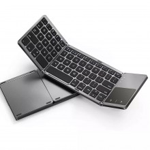 Беспроводная клавиатура с тачпадом складная VHG B033 Foldable Bluetooth Keyboard Black Беспроводная клавиатура с тачпадом складная VHG B033 Foldable Bluetooth Keyboard Black