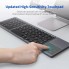Беспроводная клавиатура с тачпадом складная VHG B033 Foldable Bluetooth Keyboard Black
