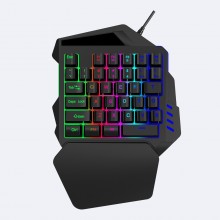 Клавиатура проводная VHG V500 One-handed Gaming Keyboard Black