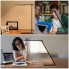 Настольная LED лампа VinHomeGoods с беспроводной зарядкой и USB White