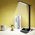 Настольная LED лампа VinHomeGoods с беспроводной зарядкой и USB Black