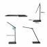 Настольная LED лампа VinHomeGoods с беспроводной зарядкой и USB Black