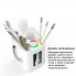 Настольная LED лампа VHG TX188-2 с органайзером и таймером Pen Holder Time Display Table Lamp White