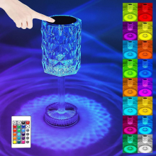 Акумуляторна настільна лампа-нічник VHG K3 з пультом RGB Нічник Rose Diamond Table Lamp Акумуляторна настільна лампа-нічник VHG K3 з пультом RGB Нічник Rose Diamond Table Lamp