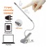 Сенсорная LED лампа на прищепке VHG BC603B с USB гибкая Silver