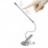 Сенсорная LED лампа на прищепке VHG BC603B с USB гибкая Silver