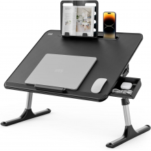Столик для ноутбука VHG K2 з органайзером 17`` 600 x 400мм, Laptop Table, Black Столик для ноутбука VHG K2 з органайзером 17`` 600 x 400мм, Laptop Table, Black