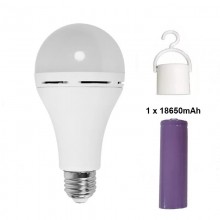 Лампа світлодіодна акумуляторна VHG Y112Z 12Вт 6500K 220В 1x18650mAh Single Battery Emergency Bulb Лампа світлодіодна акумуляторна VHG Y112Z 12Вт 6500K 220В 1x18650mAh Single Battery Emergency Bulb