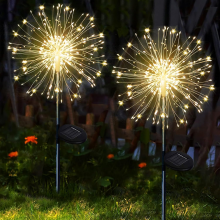 Акумуляторний Садовий LED світильник VHG DL-19 на сонячній батареї, Silver