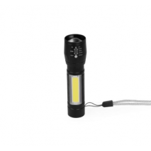 Фонарь LED VHG KO-12 аккумуляторный с мощным диодом , Черный