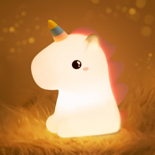 Акумуляторий нічник-світильник VHG Y5 силіконовий Єдиноріг Light Unicorn White Акумуляторий нічник-світильник VHG Y5 силіконовий Єдиноріг Light Unicorn White