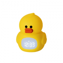 Акумуляторний нічник-годинник VHG TT06, силіконова Качечка, Little Duck Clock & Lamp