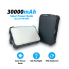 УМБ с солнечной панелью и кемпинговым фонарем на 28 LED VHG DN53 30000 mAh QC3.0+PD18W Wireless Solar Charger Black