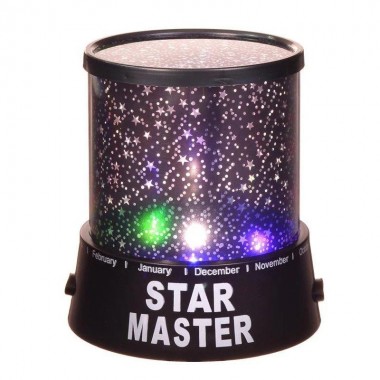 Проектор звездного неба Star Master с USB-кабелем и адаптером Black